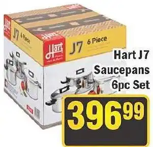 J&E Cash and Carry Hart J7 Saucepans offer