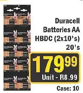 J&E Cash and Carry Duracell Batteries AA offer