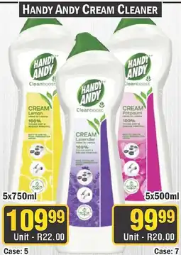 J&E Cash and Carry HANDY ANDY CREAM CLEANER offer
