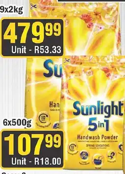 J&E Cash and Carry Sunlight 5 in 1 Handwash Powder offer
