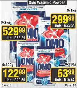 J&E Cash and Carry OMO WASHING POWDER offer