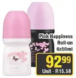 J&E Cash and Carry Pink Happiness Roll-on offer