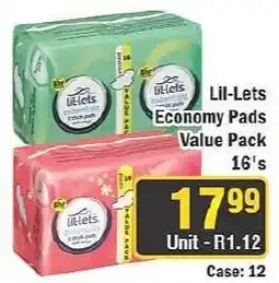 J&E Cash and Carry Lil-Lets Economy Pads offer
