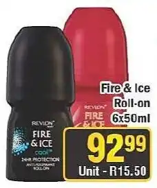 J&E Cash and Carry Revlon Fire & Ice Roll-on offer