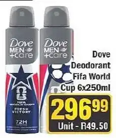J&E Cash and Carry Dove Men+Care Deodorant offer