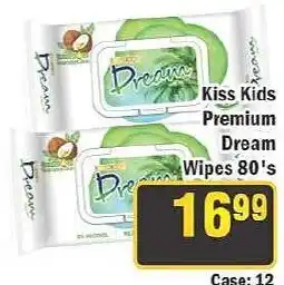 J&E Cash and Carry Kiss Kids Premium Dream Wipes offer