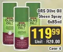 J&E Cash and Carry ORS Olive Oil Sheen Spray offer