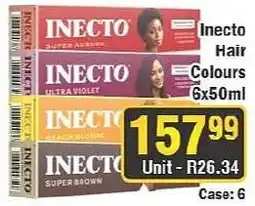 J&E Cash and Carry INECTO Hair Colours Assorted offer