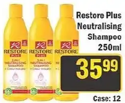 J&E Cash and Carry Restore Plus Neutralising Shampoo offer