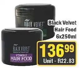 J&E Cash and Carry Black Velvet Hair Food offer