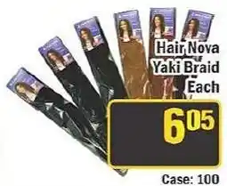 J&E Cash and Carry Hair Nova Yaki Braid offer