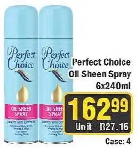 J&E Cash and Carry Perfect Choice Oil Sheen Spray offer