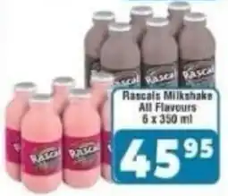 DB Cash And Carry Rascals Milkshake All Flavours offer