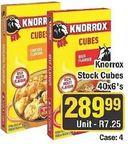 J&E Cash and Carry Knorrox Stock Cubes offer