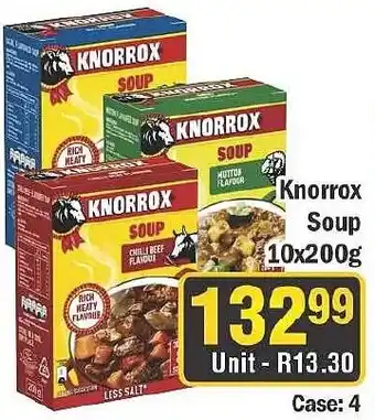 J&E Cash and Carry Knorrox Soup offer