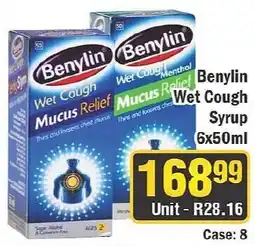 J&E Cash and Carry Benylin Wet Cough Syrup offer