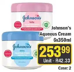 J&E Cash and Carry Johnson's Aqueous Cream offer