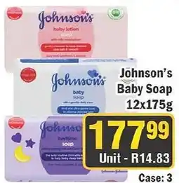 J&E Cash and Carry Johnson's Baby Soap offer