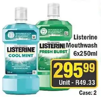 J&E Cash and Carry LISTERINE Mouthwash offer