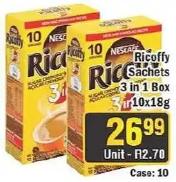 J&E Cash and Carry Ricoffy Sachets offer
