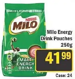 J&E Cash and Carry Milo Energy Drink Pouches offer