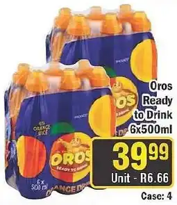 J&E Cash and Carry Oros Ready to Drink offer