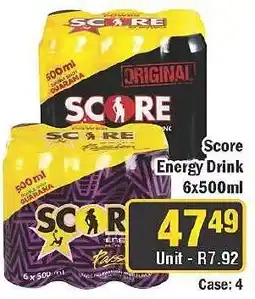 J&E Cash and Carry Score Energy Drink offer