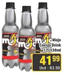 J&E Cash and Carry Mojo Energy Drink offer
