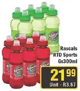 J&E Cash and Carry Rascals RTD Sports offer
