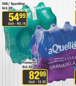 J&E Cash and Carry aQuellé Sparkling Flavoured Drink offer