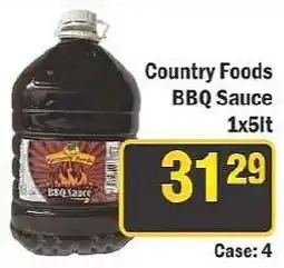 J&E Cash and Carry Country Foods BBQ Sauce offer