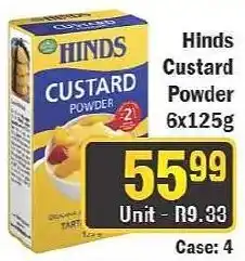 J&E Cash and Carry Hinds Custard Powder offer
