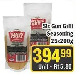 J&E Cash and Carry Six Gun Grill Seasoning offer