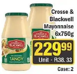 J&E Cash and Carry Crosse & Blackwell Mayonnaise offer