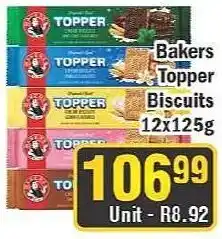 J&E Cash and Carry Bakers Topper Biscuits offer