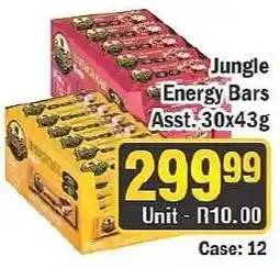 J&E Cash and Carry Jungle Energy Bars offer