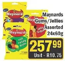 J&E Cash and Carry Maynards Jelly Gums/ Jellies Assorted offer