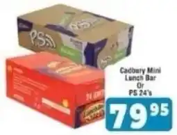 DB Cash And Carry Cadbury Mini Lunch Bar offer