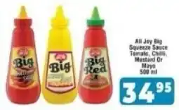 DB Cash And Carry All Joy Big Squeeze Sauce offer