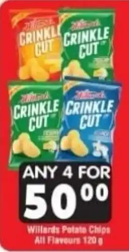 DB Cash And Carry Willards Potato Chips offer