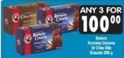 DB Cash And Carry Bakers Romany Creams Or Choc Kits Biscuits offer