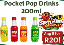Foodeez Pocket Pop Drinks offer