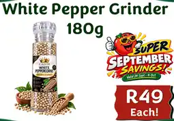 Foodeez White Pepper Grinder offer