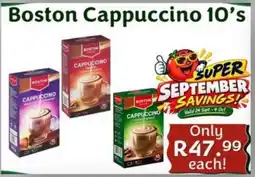 Foodeez Boston Cappuccino offer
