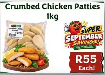 FRO DEEZ Crumbed Chicken Patties