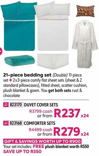HomeChoice Comforter Sets offer
