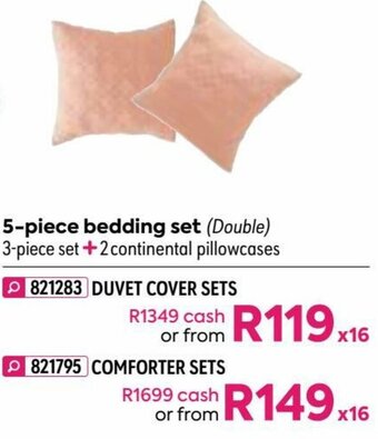 HomeChoice Comforter Sets offer
