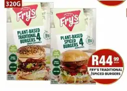 Take 'n Pay Fry's Plant-Based Traditional/Spiced Burgers offer