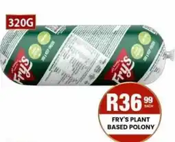 Take 'n Pay Fry's Plant Based Polony offer