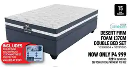 Home Corp iDream Desert Firm Foam 137CM Double Bed Set offer